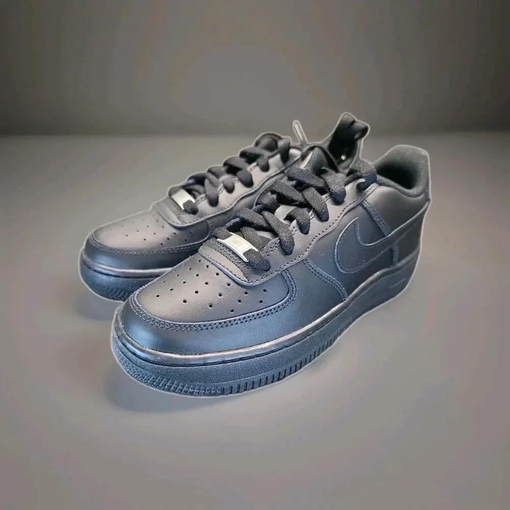 Size 4.5 (GS) - Nike Air Force 1 LE Low Triple Black